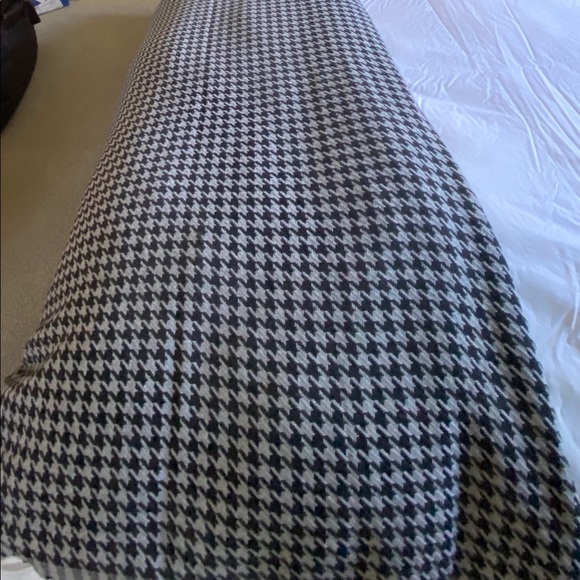 Houndstooth Turkish Throw/Blanket - Black/Grey - Picture 6 of 12